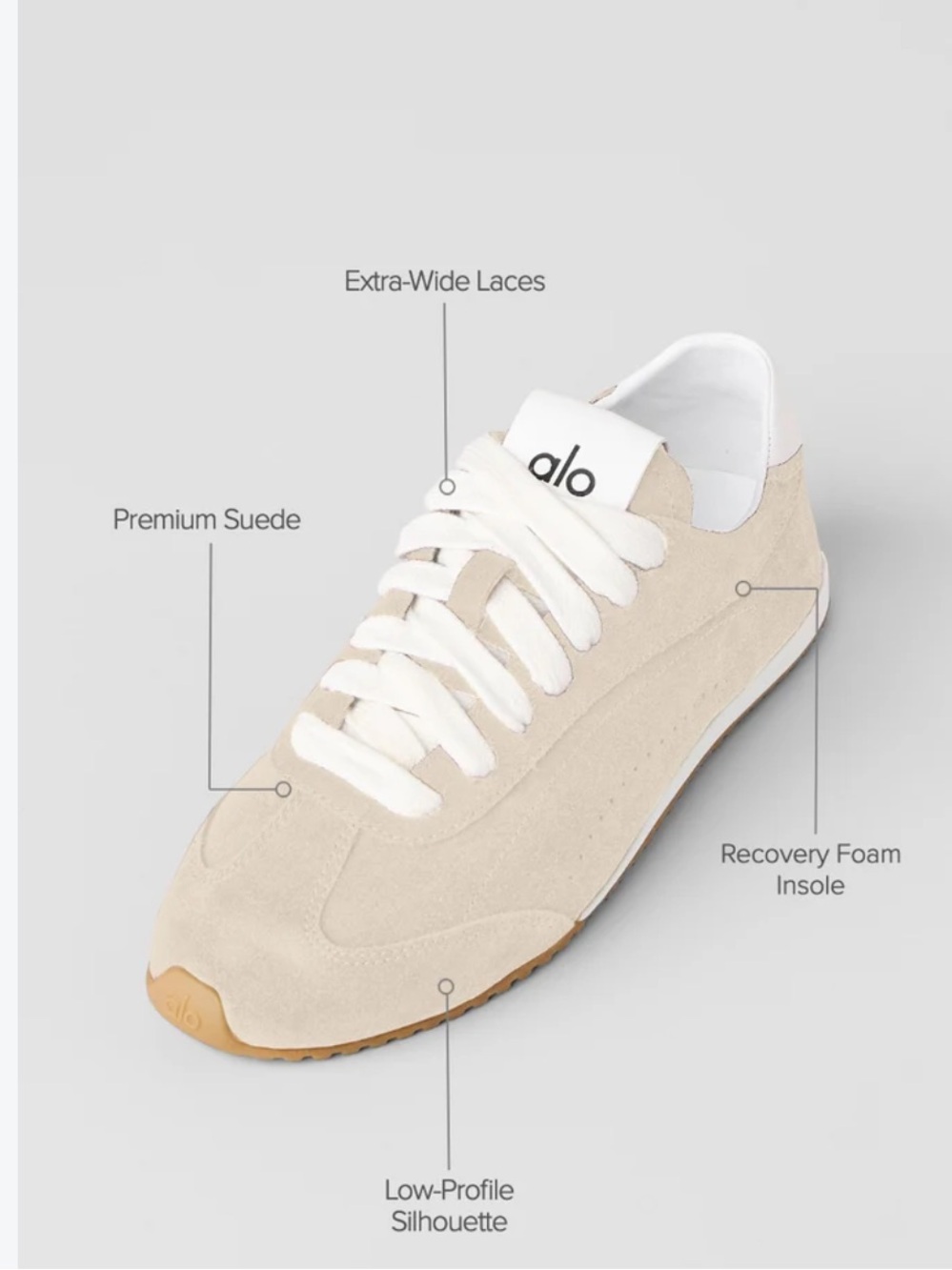 ALO SUEDE SUNSET SNEAKERS